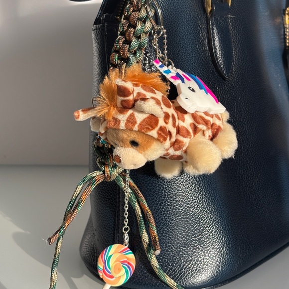 Miu Miu Style Handmade Keyfob with Gund Plush and Paracord Jane Birkinfy candy 🍭 - Picture 2 of 8